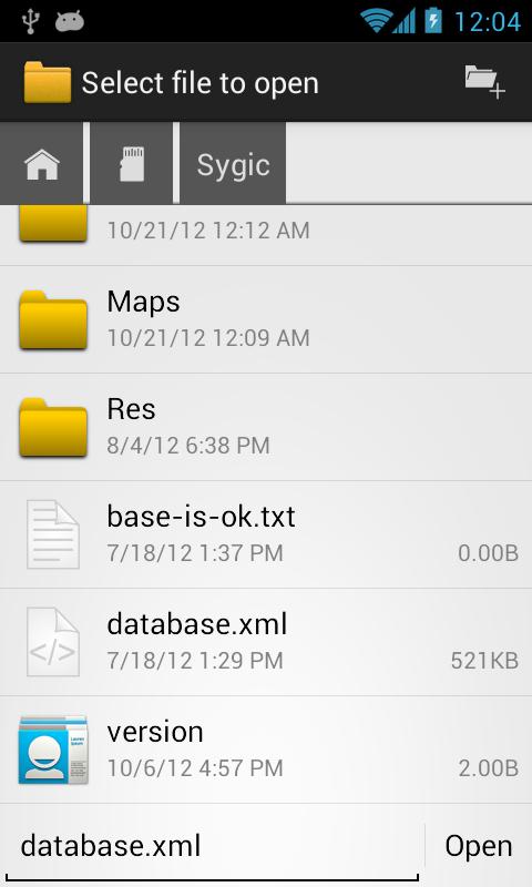 Android application OI File Manager screenshort