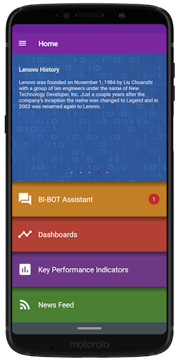 Android application BI-BOT screenshort