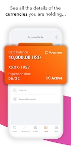 Payoneer Global Payments Platform for Businesses v5.9.0 (Earn Money) Free For Android 2