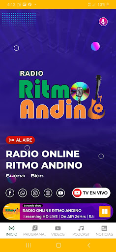 Radio Online Ritmo Andino Screen 2