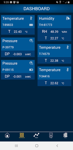 Android application BluTest screenshort