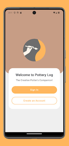 Android application Pottery Log screenshort