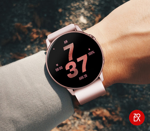 Rose Gold Bold Watch Face Screen 3