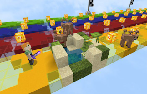 Lucky Block Maps for MCPE