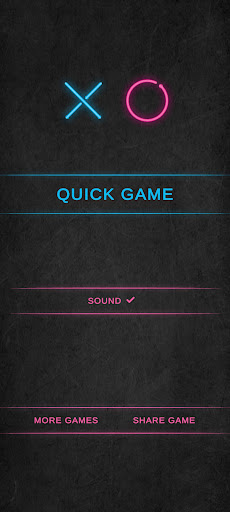 Android application XO - Tic Tac Toe - 2 Player screenshort