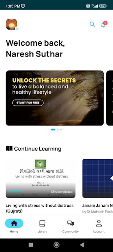 Android application Sampoorna Swasthya screenshort