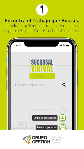 Android application SUCURSAL VIRTUAL screenshort