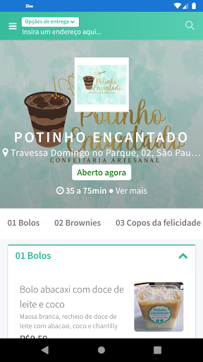 Android application Potinho Encantado screenshort