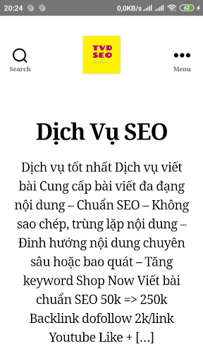 Dịch vụ SEO TVD SEO Screen 2