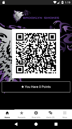 Android application Brooklyn Smoke Rewards screenshort