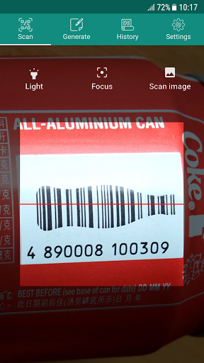 QR & Barcode Scanner Screen 2