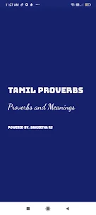 Tamil Proverbs and Meanings