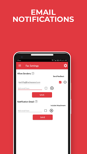Android application WestFax - Fax from Phone screenshort