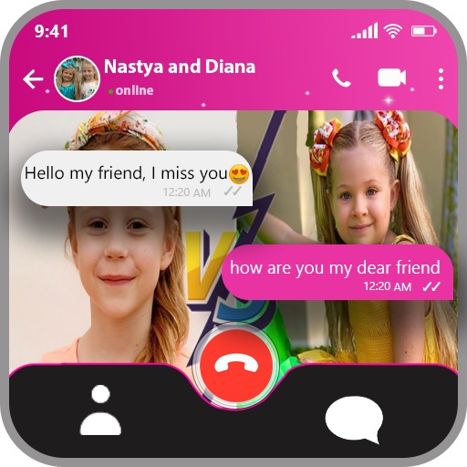 call with Nastya and Diana logo