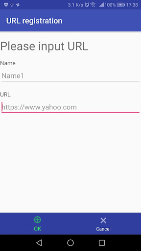 JumpToWebLink: Create shortcut Screen 3