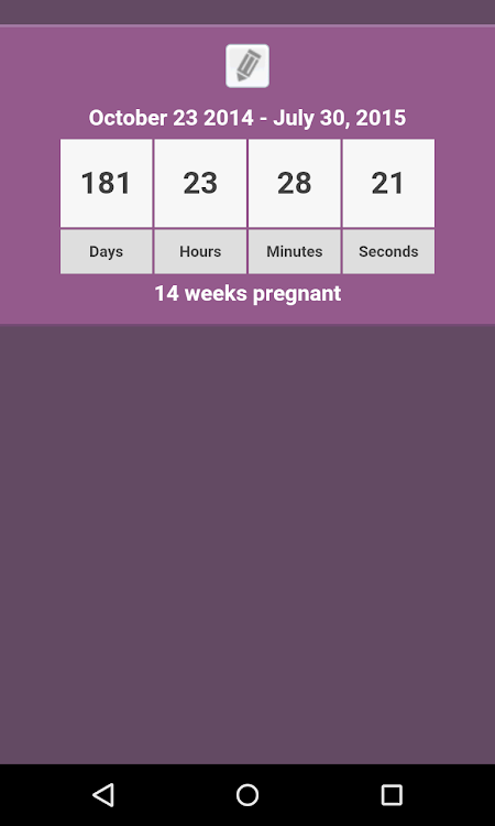 Pregnancy Countdown - 0.0.5 - (Android)