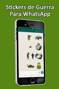 Screenshot 10 Stickers de Guerra WAStickerAp android