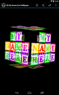 3D My Name Live Wallpaper 14