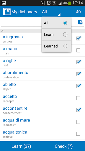 Italian - French dictionary Screenshot 4 - AppWisp.com