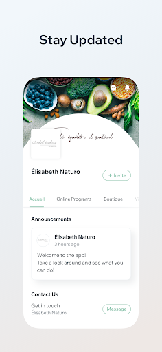 Android application elisabeth_naturo screenshort