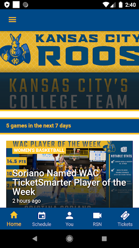 Screenshot of Kansas City Athletics