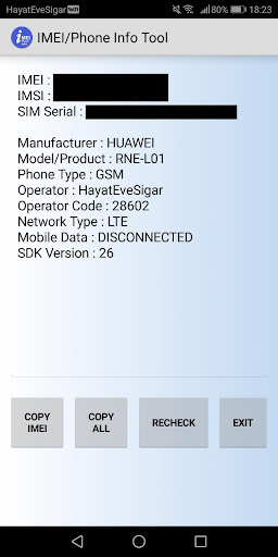 IMEI - Phone Info Tool