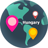 Hungary map icon