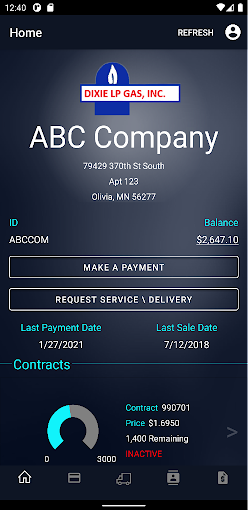 Android application Dixie LP Gas, Inc. screenshort
