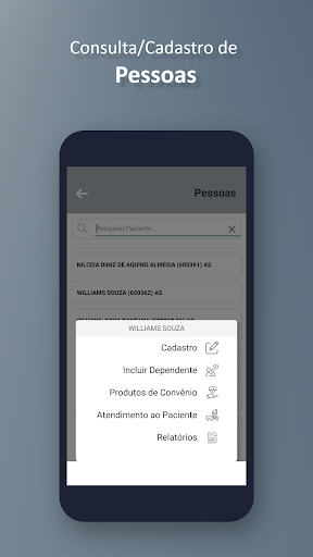 Android application ClinWeb - Gestão de Clínicas screenshort