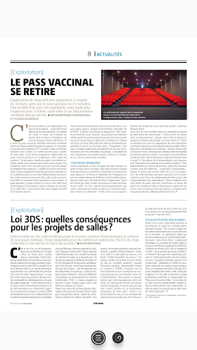 Le film français magazine Screen 3