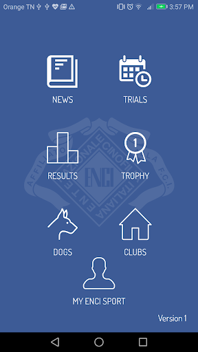 Android application ENCI Sport screenshort