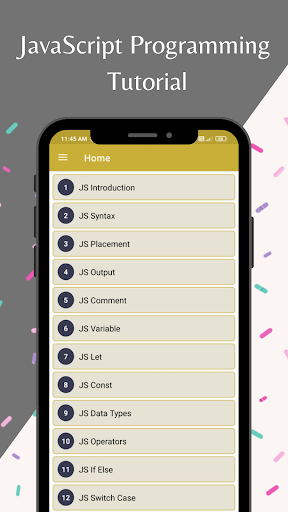 Android application JavaScript screenshort