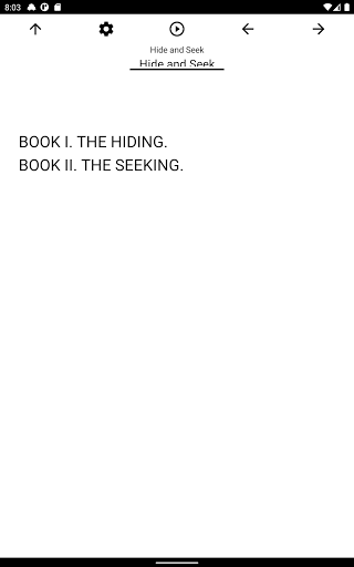 Book, Hide and Seek Screen 3