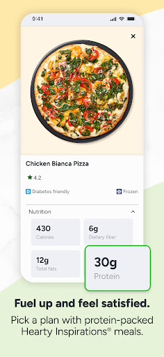Screenshot of Nutrisystem
