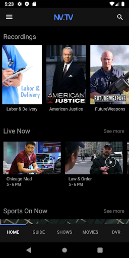 Screenshot of NV.TV