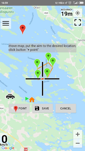 Hunter navigator GPS Screen 2