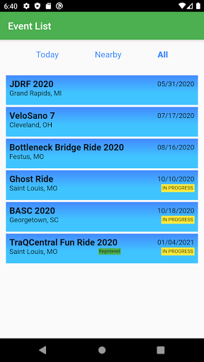 TraQCentral Participant Screen 3