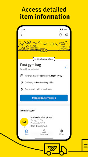 Post - Parcel Tracking App Screen 3