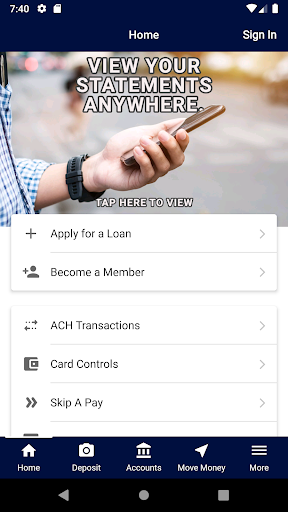 Android application Citizens Federal Credit Union screenshort
