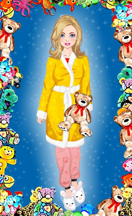 Android application Doll Dress Up - Pajama Party screenshort