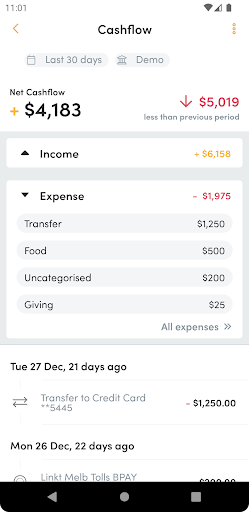 Aureus Financial Screen 3