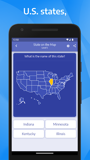 Screenshot of Quiz Geo - World Countries