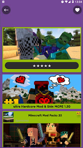 Captura de Pantalla 10 Ultra Hardcore Minecraft Mod android