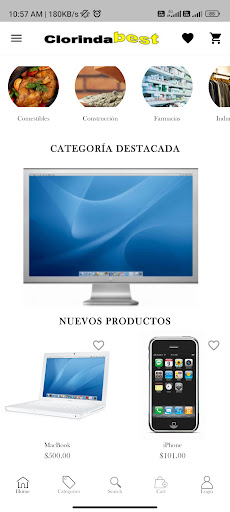 Android application ClorindaBEST screenshort