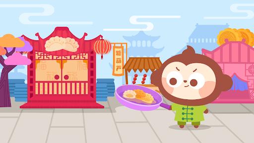 Cozinha chinesa: jogo de dudu Captura de Tela do Jogo Android 1