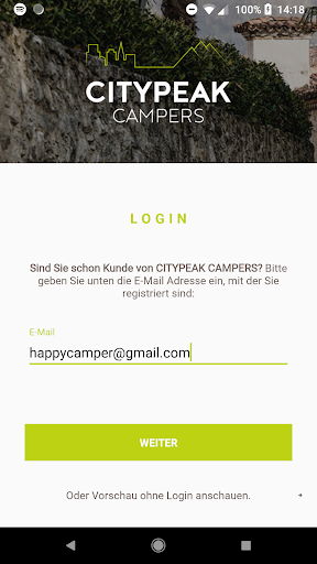 CITYPEAK CAMPERS Screen 2