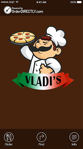 Android application Vladi's Pizza & Pasta screenshort