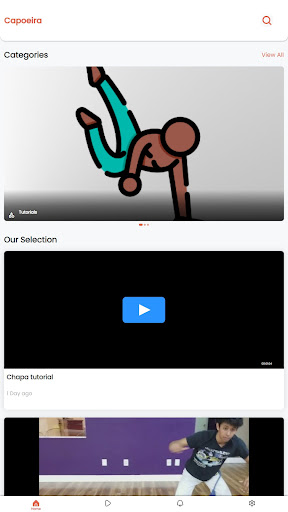 Android application Capoeira Lessons screenshort