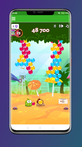 Om Nom Bubbles Screen 2