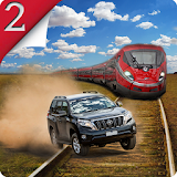 Train Vs Prado Racing 3D 2 icon